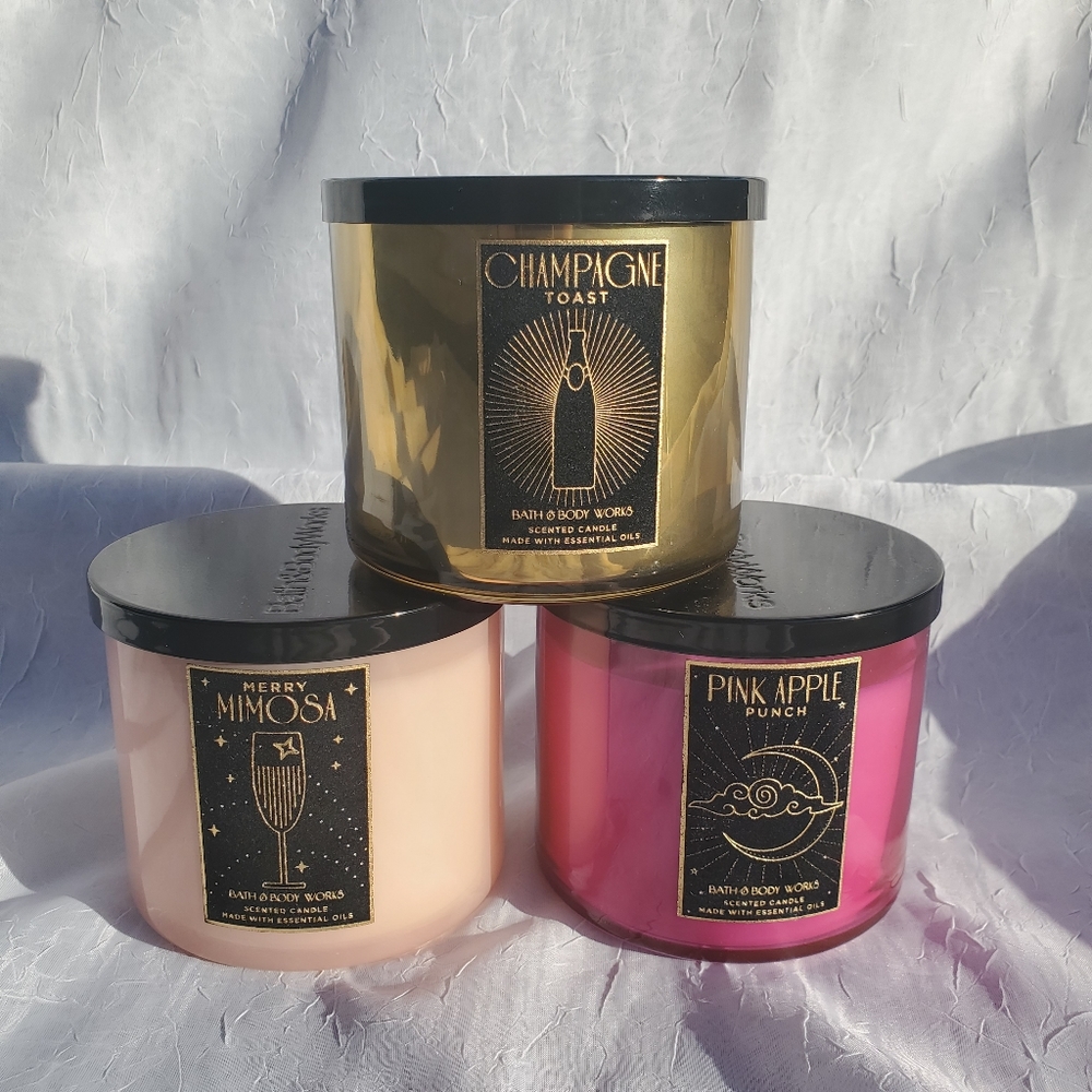 3-wick Candles